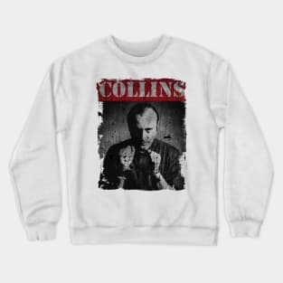 TEXTURE ART - Phil Collins Potrait roma Crewneck Sweatshirt